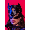 Masque félin en faux cuir - Mapalé