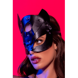 Masque félin en faux cuir - Mapalé