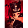 Masque félin en faux cuir - Mapalé