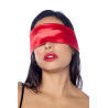 Accessoire coquin en satin réversible noir  rouge 