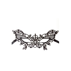 Masque souple dentelle noire
