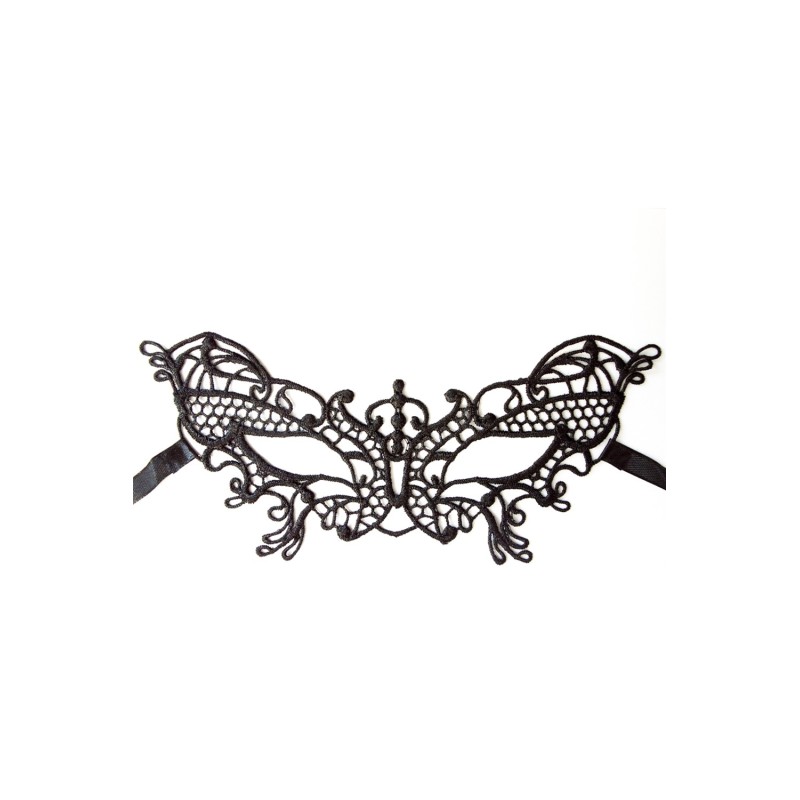 Masque souple dentelle noire