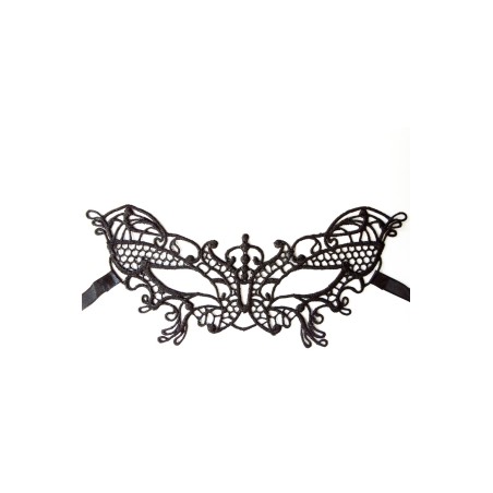Masque souple dentelle noire