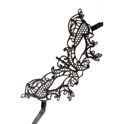 Masque souple dentelle noire