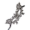 Masque souple dentelle noire