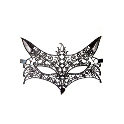 Masque souple dentelle noire 