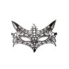 Masque souple dentelle noire 