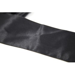 Bandeau noir satinée 