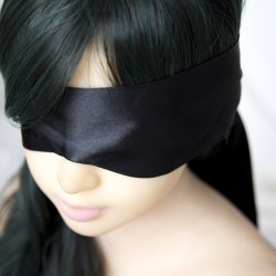 Bandeau noir satinée 