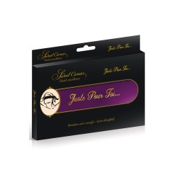 Bandeau satiné violet pour les yeux 