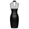 Robe Moulante Sans Manches Look Mat  Résille - Cottelli