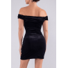 Robe velours noir Giulia