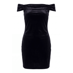Robe velours noir Giulia