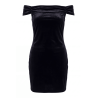 Robe velours noir Giulia