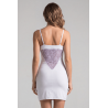 Robe décollectée blanche Emilia